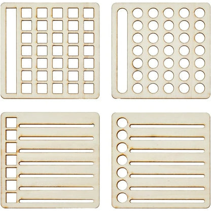 4Pcs 4 Style Speedy Spread Journal Stencils Calendar Tools Templates DIY Journals Notebook Schedule Templates for Journaling