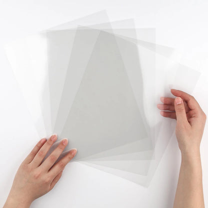8.5X11Inch Heat Resistant Clear Acetate Sheets for Shaker Cards Making Transparent Shaker Stencils, Journals, Craft