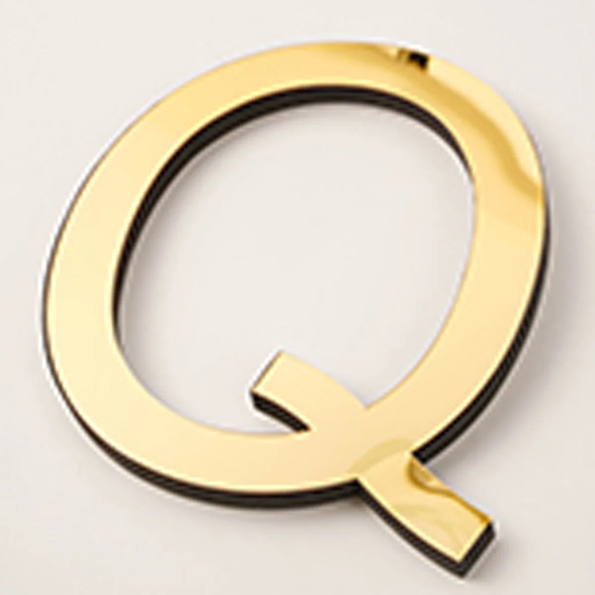 20cm Gold Acrylic Mirror English Letters Wall Stickers Birthday Decoration Festival Party Wedding Decor Self-adhesive Art Mur