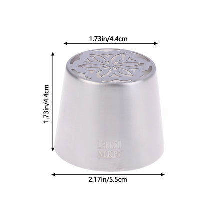 1Pc Stainless Steel Russian Piping Tips Christmas Cake Icing Frosting Nozzles For Cupcake Decoration DIY Kitchen Baking Tool