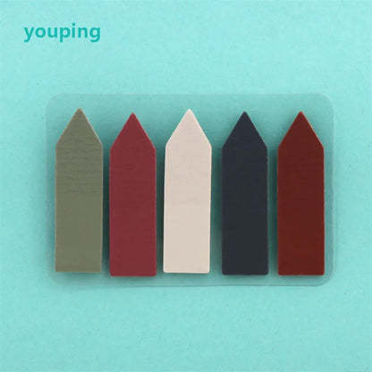 15 Types Color Self Adhesive Memo Pad Sticky Notes Bookmark Point It Marker Memo Sticker Paper Office School Supplies - H