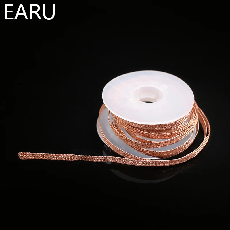 Desoldering Braid Solder Remover Wick Wire 1mm-2.5mm-4mm 1.5M 3M Welding Tin Sucker Cable Lead Cord Flux Repair Tool AN