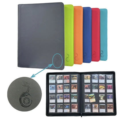 16-Pocket Card Binder (1024 Cards) – Black/ Industrial-Strength Storage for TCG & Sports Cards. Collector's Dream