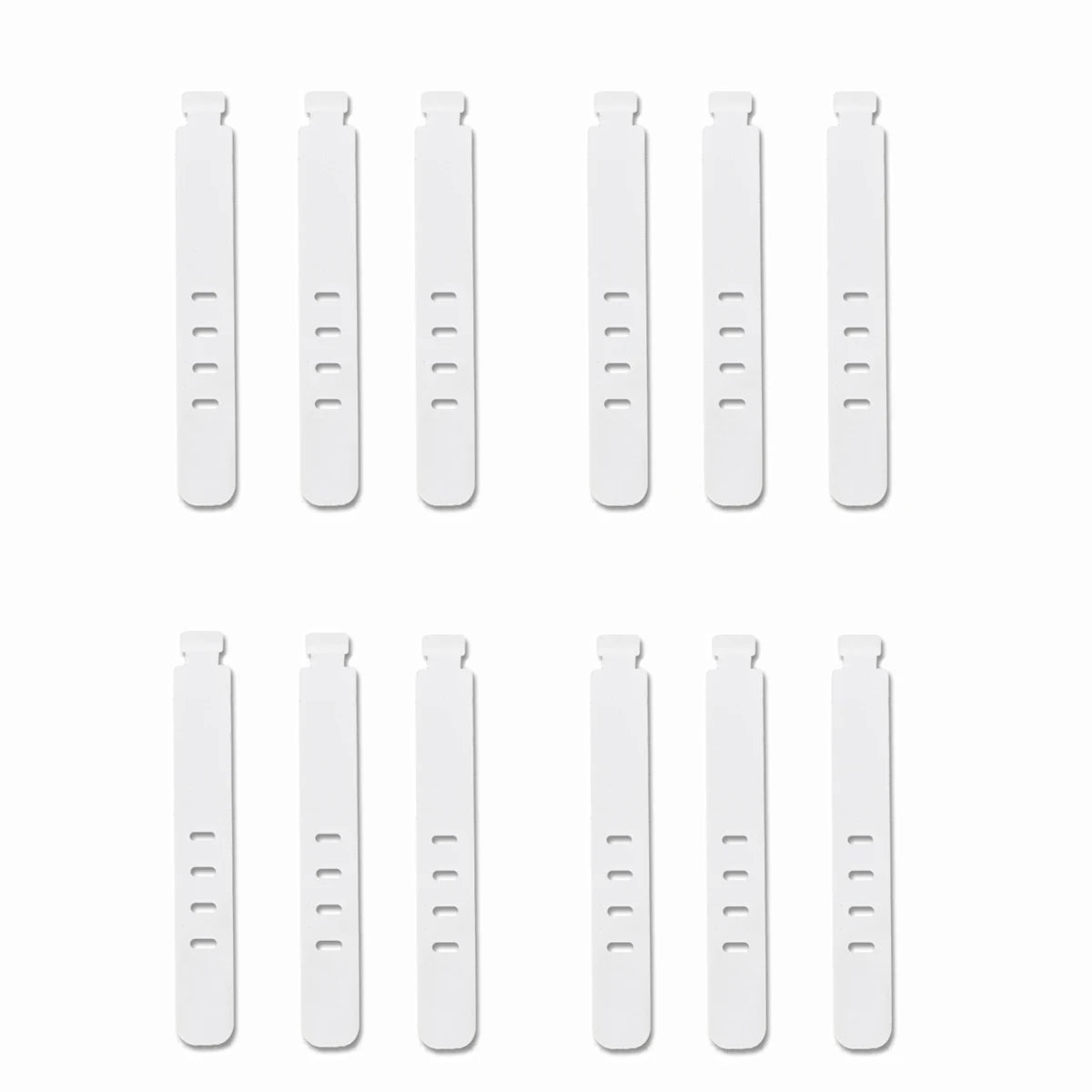 20/12/4PCS Cable Ties Cord Organizer Management Silicone Wire Holder Straps Zip Clips Reusable Tie Wraps Keeperwinder Rubber