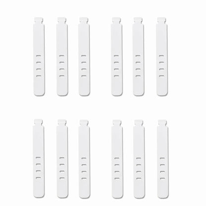 20/12/4PCS Cable Ties Cord Organizer Management Silicone Wire Holder Straps Zip Clips Reusable Tie Wraps Keeperwinder Rubber 