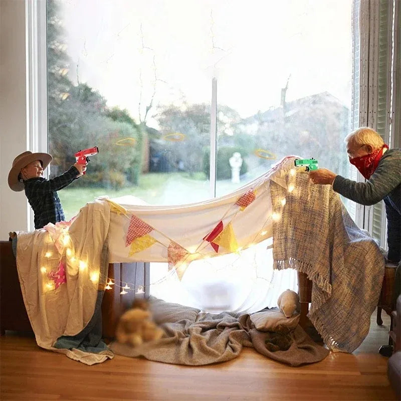 1PCS Keychain Gun 60 Rubber Bands Rubber Band Gun Shooting Pistol Alloy Kid Outdoor Party Metal Gun Gift Boyfriend Gift Funny
