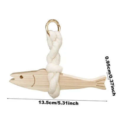 Fish Car Ornament Pollack Wall Art Hangable Wooden Door Pendant Hangable For Wall Door Wall Art Door Pendant Decoration