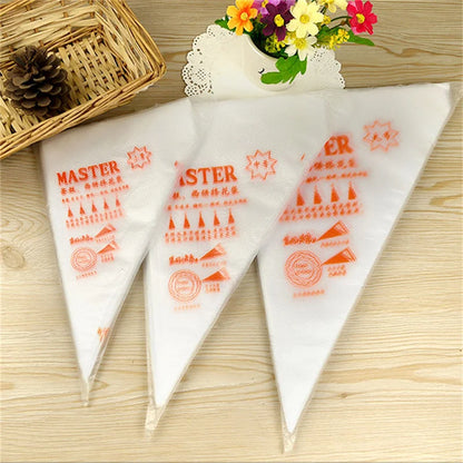 Pastry Piping Sleeves Leak Disposable Bag Confectionery Cake Accessories Baking Decorations Pocket Syringe Icing Cream Squeez