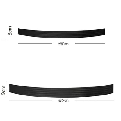 Universal ​Rear Bumper Guard PVC Rubber Protector Strip Car Trunk Door Sill Plate Protector For Bumper Reinforcement Decorati