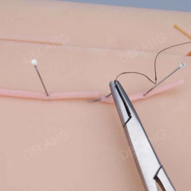 Simulated Human Blood Vessels, Bridge Surgery Simulation For Suturing Training, Microvascular Anastomosis End-To-End Anastomo