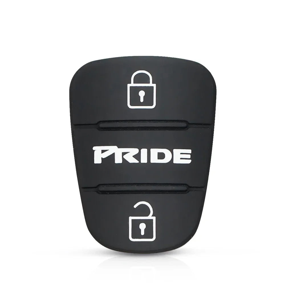 KEYYOU 3 Buttons Rubber Pad For Hyundai l10 l20 l30 Picanto Solaris RIO Sportage Elantra Kia Verna Picanto K2 K5 Cerato - PRI