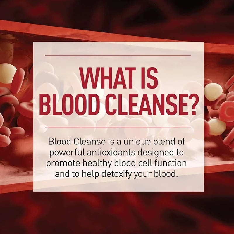 Blood Vessel Cleanse Capsules, Clean Flexible Vessels Heart Blood Promote The Best Blood Circulation And Prevent Muscle Cramp