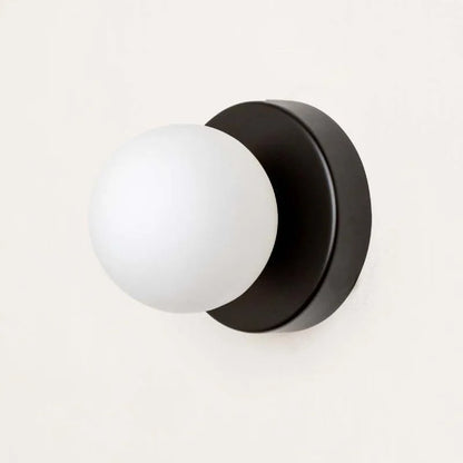 Creative Macaron LED Wall Lamp 10/12cm Mini Glass Sconce for Balcony Lamp Bedside Bedroom Corridor Porch Decor Lighting Fixtu