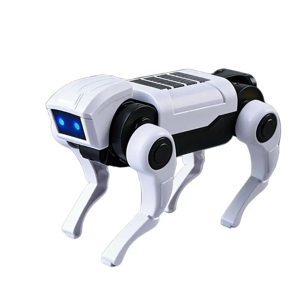 Cartoon DIY Assembly Dog Rc Robot Walking Mechanical Toy Science Teaching Assembling Model Electric Toys Kids Gifts
