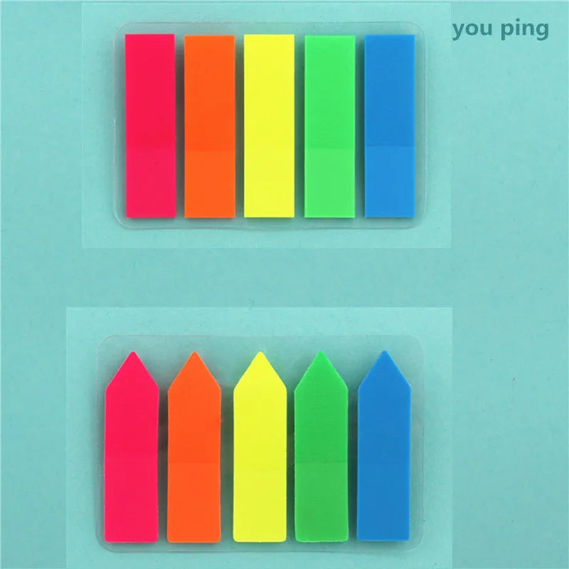 15 Types Color Self Adhesive Memo Pad Sticky Notes Bookmark Point It Marker Memo Sticker Paper Office School Supplies