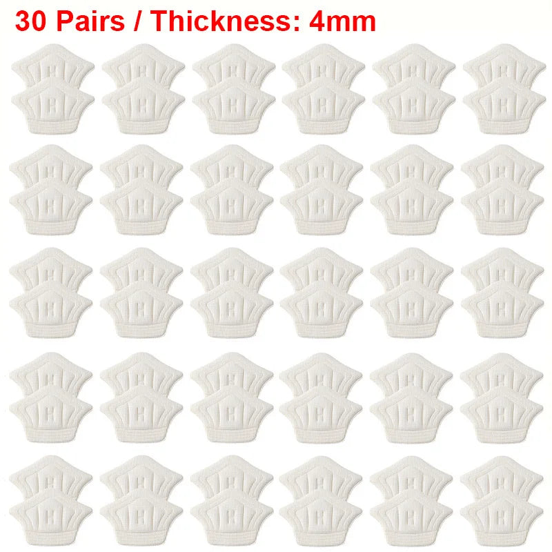 3pairs/6pairs Insoles Patch Heel Pads for Sport Shoes Back Sticker Adjustable Size Antiwear Feet Pad Cushion Insert Insole - 