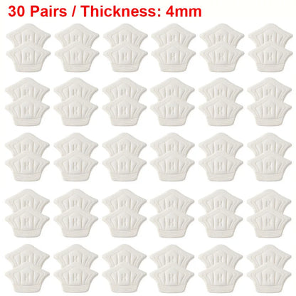 3pairs/6pairs Insoles Patch Heel Pads for Sport Shoes Back Sticker Adjustable Size Antiwear Feet Pad Cushion Insert Insole - 