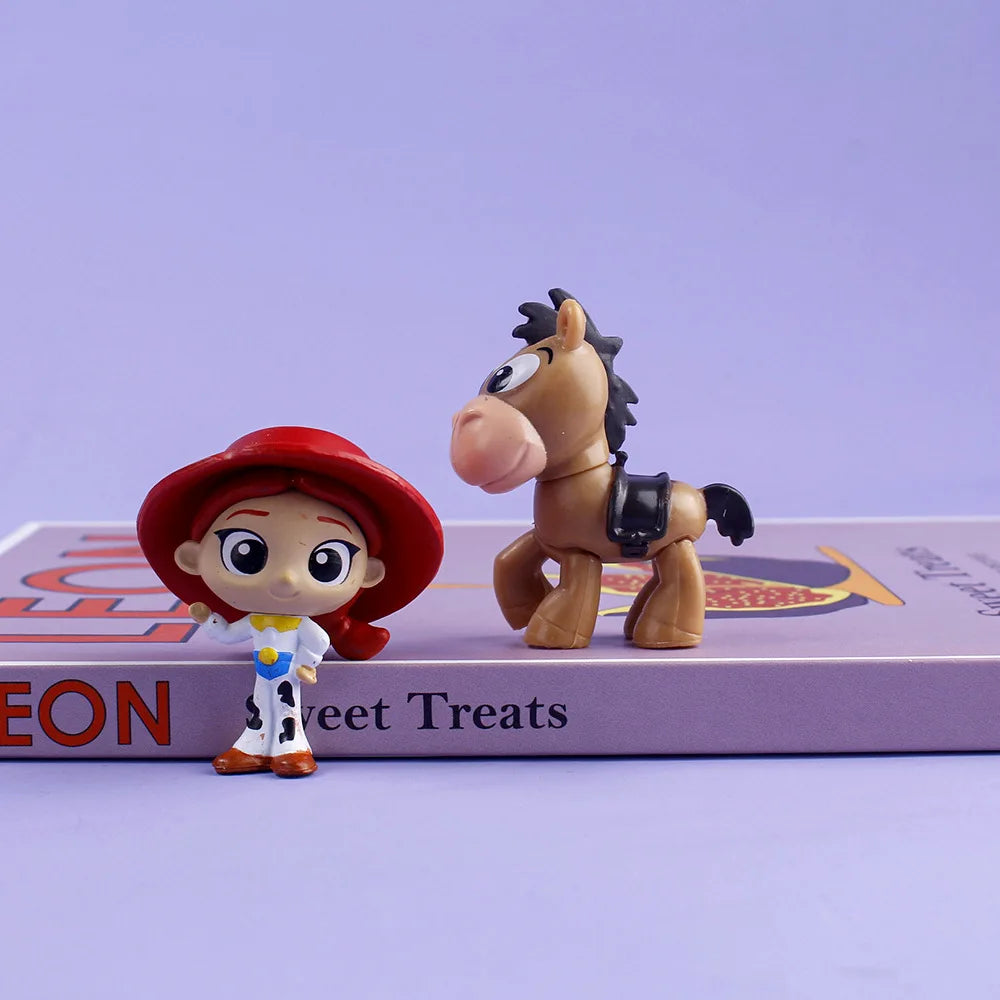 6pcs Toy Story Action Figure Anime Cartoon Model Doll Car Decoration Cake Accessories Collection Classic Toy Children's Gift