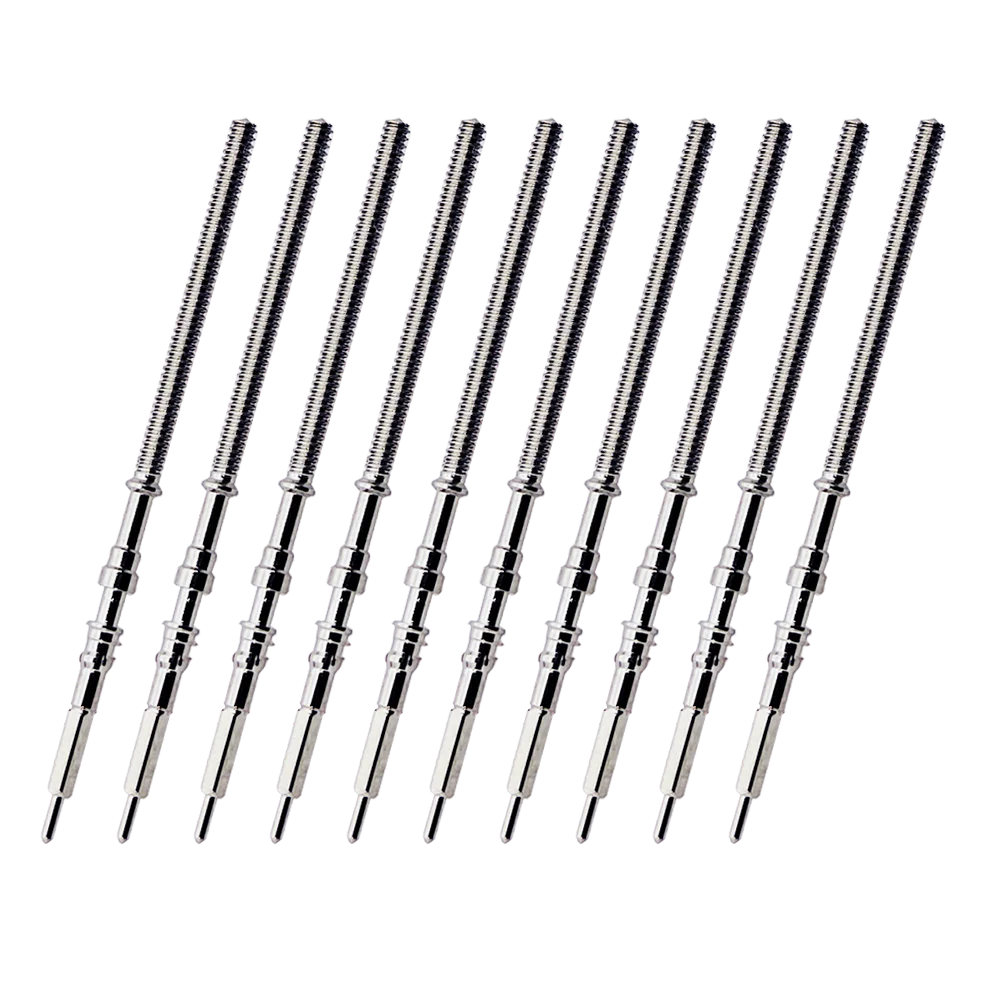 2/5/10/20Pcs Movement Watch Steel Stem Crown Kit Watch Parts For NH34 NH35 NH36 NH38 NH39 Movement Watches Stem Spare - 10PCS