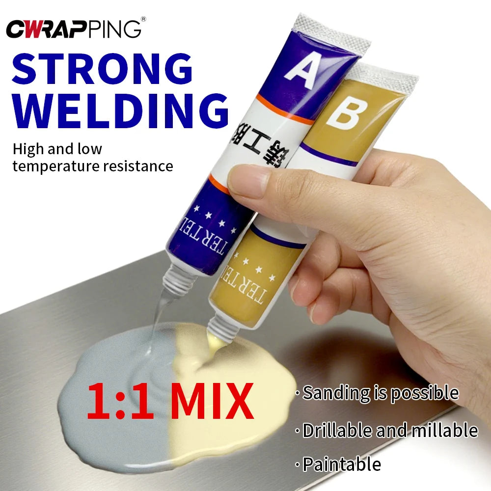 AB Glue Metal Plastic Wood Filler Epoxy Adhesive 20/70/100g Super Strong Metal Repair Glue Welding High Temperature Resistant