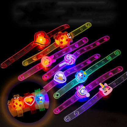 12/24 Pcs LED Luminous Fun Watch for Kids Birthday Party Baby Shower Gift Pinata Filler Halloween Carnival Christmas Gift Rew