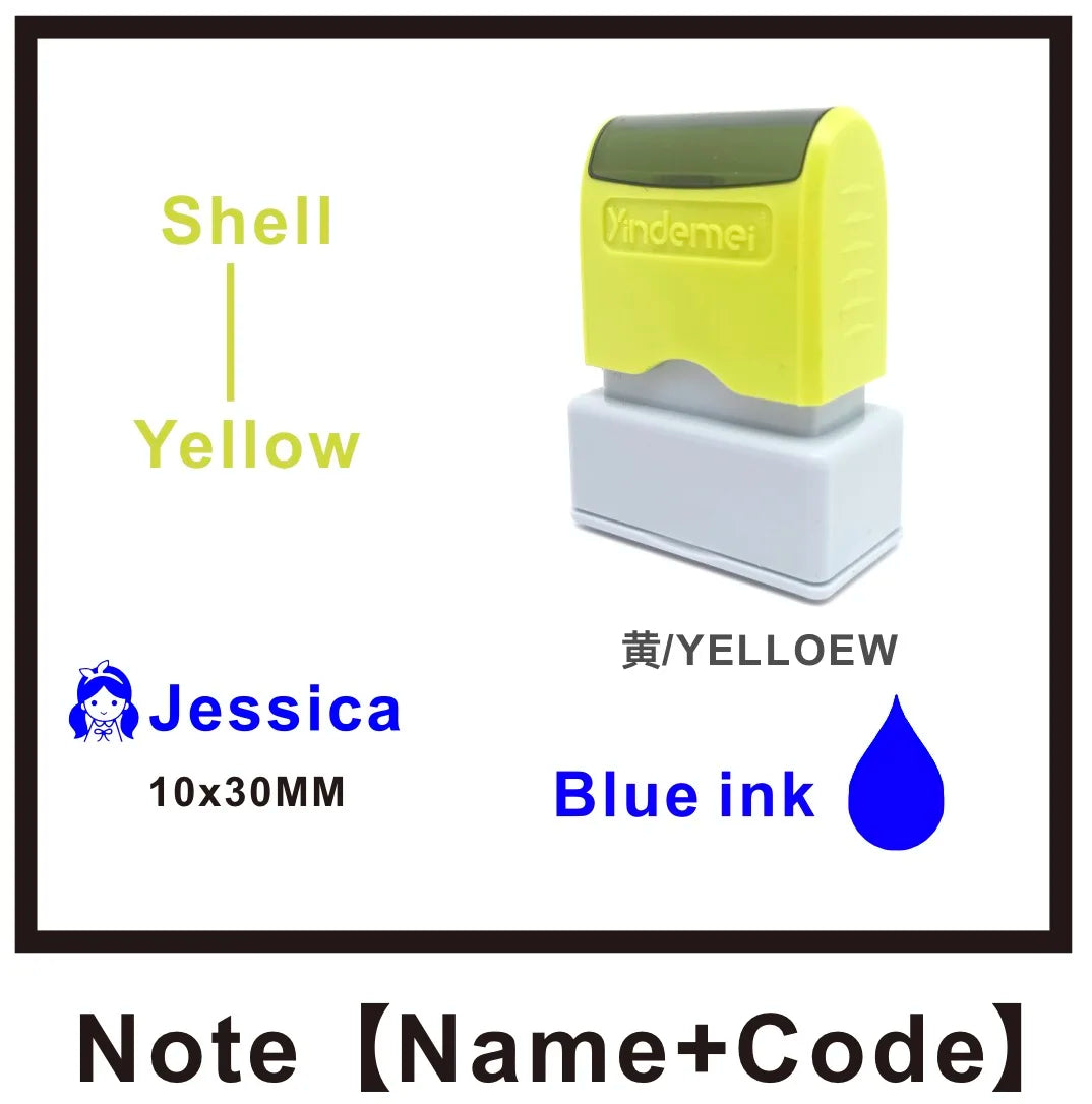 Custom Teacher Name Ink Stamp Signature Calligraphy Selfing-Inking Personalized Letter Stamp For School Student - 10