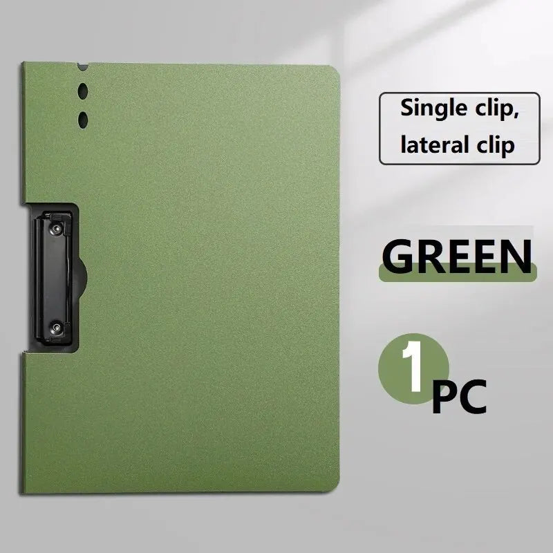 1pc A4 File Folders, Documents Organizer, Clipboard With Cover, A4 Paper Folder For Business & School, Stationery & Office Su