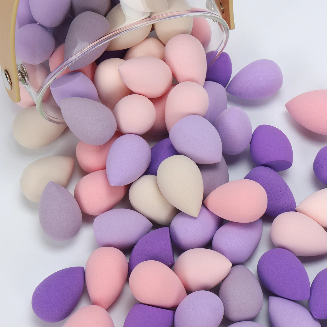 10/20/30/50/100Pcs Mini Makeup Sponge, Expands When Exposed to Water, Suitable for All Skin Types