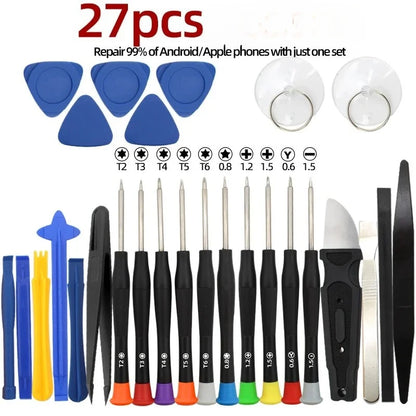 34/15 in 1 Precision Screwdriver Repair Tool Set for Mobile Phone Tablet Laptop Computer Electronics Maintenance Disassembly 
