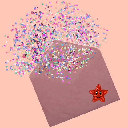 100-500PCS New Stars Stickers Thank You Stickers Photocard Decor Packaging Pack Stickers Roll Rolling Lables