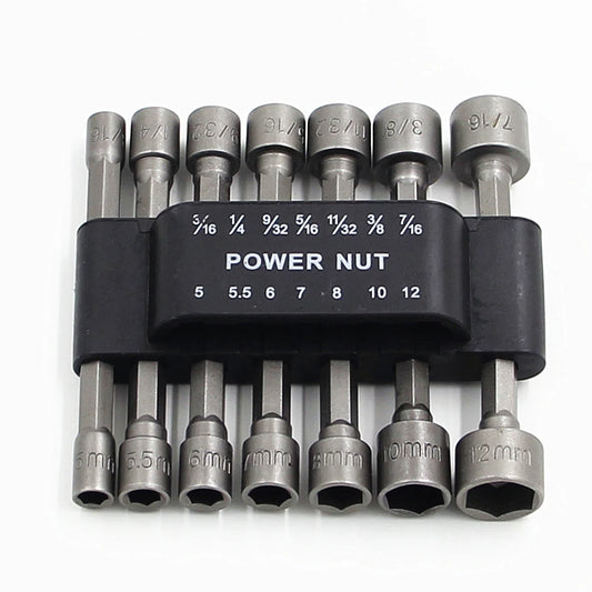 Powerful Socket Inner Hexagonal Wrench Hexagonal Handle Screwdriver Socket Extension Rod Pneumatic Screwdriver Insert Tool Se