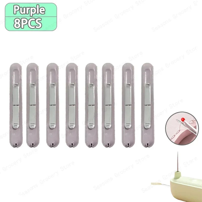 2 In 1 Needle Threader and Seam Ripper Tool Multifunctional Sewing Thread Remover Cross Stitch Crafting Accessories Easy Use 