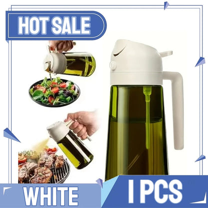 2in1 Kitchen Spray Oil Dispenser Oil Sprayer Polisher Or Only Brush Spray for Air Fryer Salad Grilling Roasting Cooking Kitch