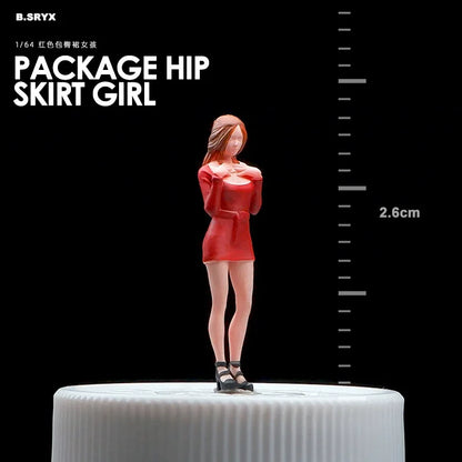 Resin Diorama 1:64 Scale Miniature Figures Garage Scenes Minifigures Model Kit DIY Craft Toys Anime Figure Collectib - N