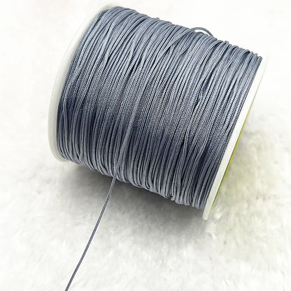 NEW 0.4/0.8/1.0/1.5mm Nylon Cord Thread Chinese Knot Macrame Cord Bracelet Braided String DIY Tassels Beading Shamballa Threa