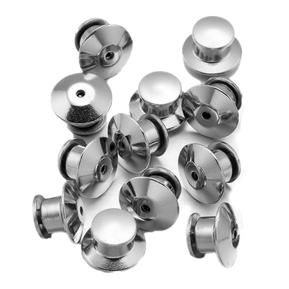10/30/50pcs Safety Brooch Lock Metal Pins Back Keeper Caps Clasps For DIY Jewelry Making Accessories Findings Supplies Crafts