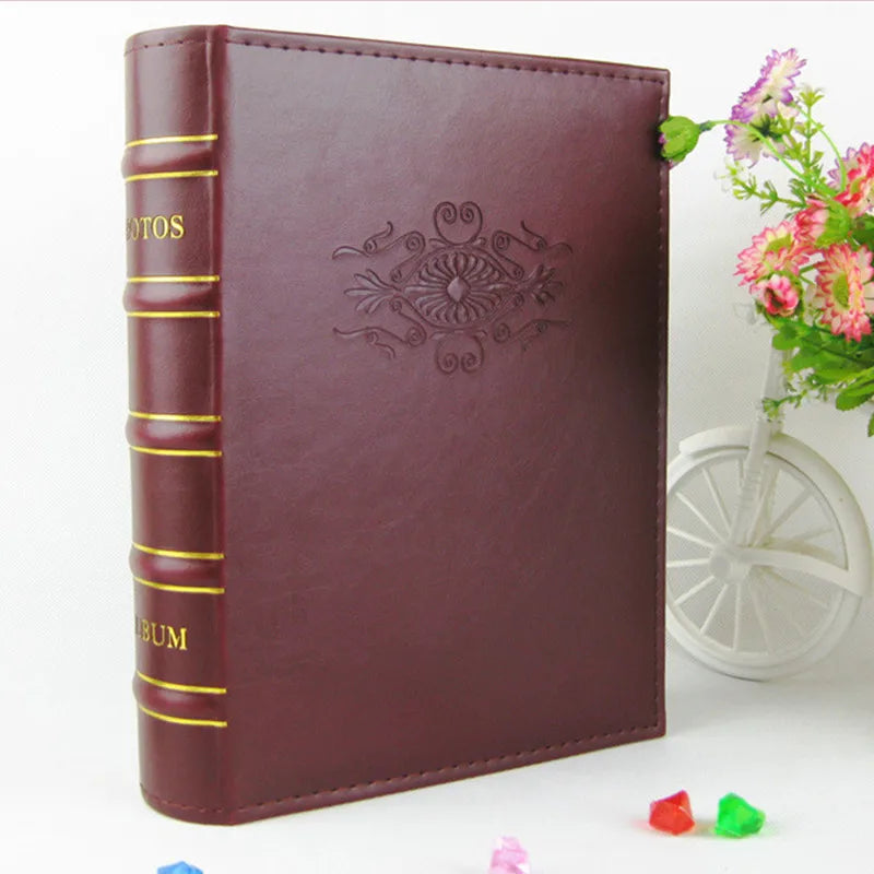 Big 6 Inches 4.5*6" 4D Photo Album Imitation Leather PU Cover Picture Album Welding Gift Tour Autograph Book Christmas Day Gi