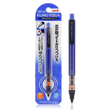 Janpan UNI Kuru Toga Mechanical Pencil M5-452 Drawing Pencil 0.5mm Low Center of Gravity Automatic Rotation School Supplies -