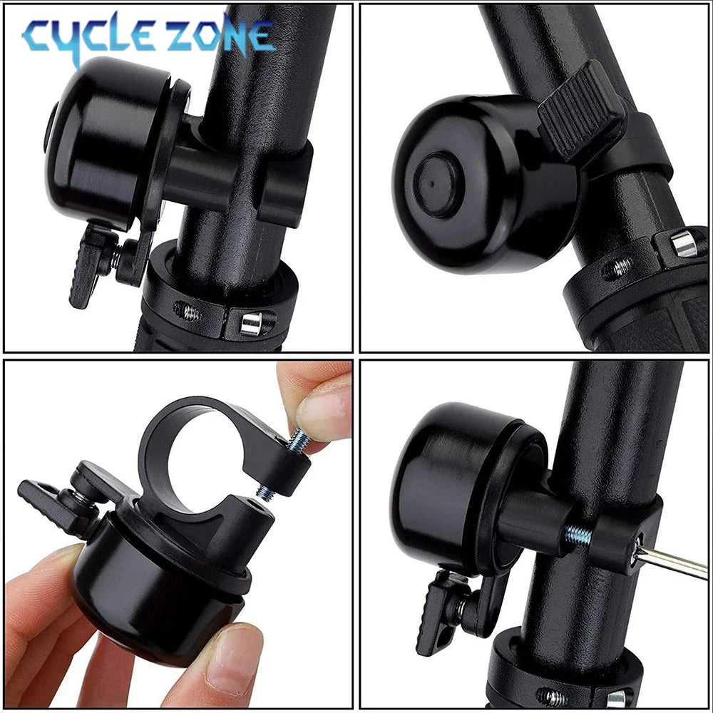 MTB Bicycle Bell Aluminum Alloy Bike Handlebar Bell Ring Mountain Road Cycling Safety Warning Bicycle Horn Cycling Accessorie