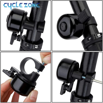 MTB Bicycle Bell Aluminum Alloy Bike Handlebar Bell Ring Mountain Road Cycling Safety Warning Bicycle Horn Cycling Accessorie