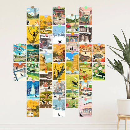 32 pcs, Vintage Easter Postcards, Wall Stickers, Mailing Cards, Greeting Cards, DIY Postcards, Souvenir Postcards, Decoration