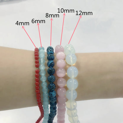 Natural Freshwater Shell Pearls Beads Round Loose Spacer Beads for Jewelry Making DIY Bracelet Necklace Accessories 4 6 8 10m