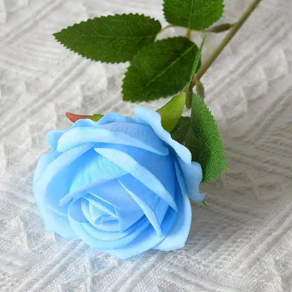 1/5/10/20pcs Roses Artificial Flowers Rose Flower Branch Artificial Red Roses Realistic Fake Rose for Wedding Home Decor