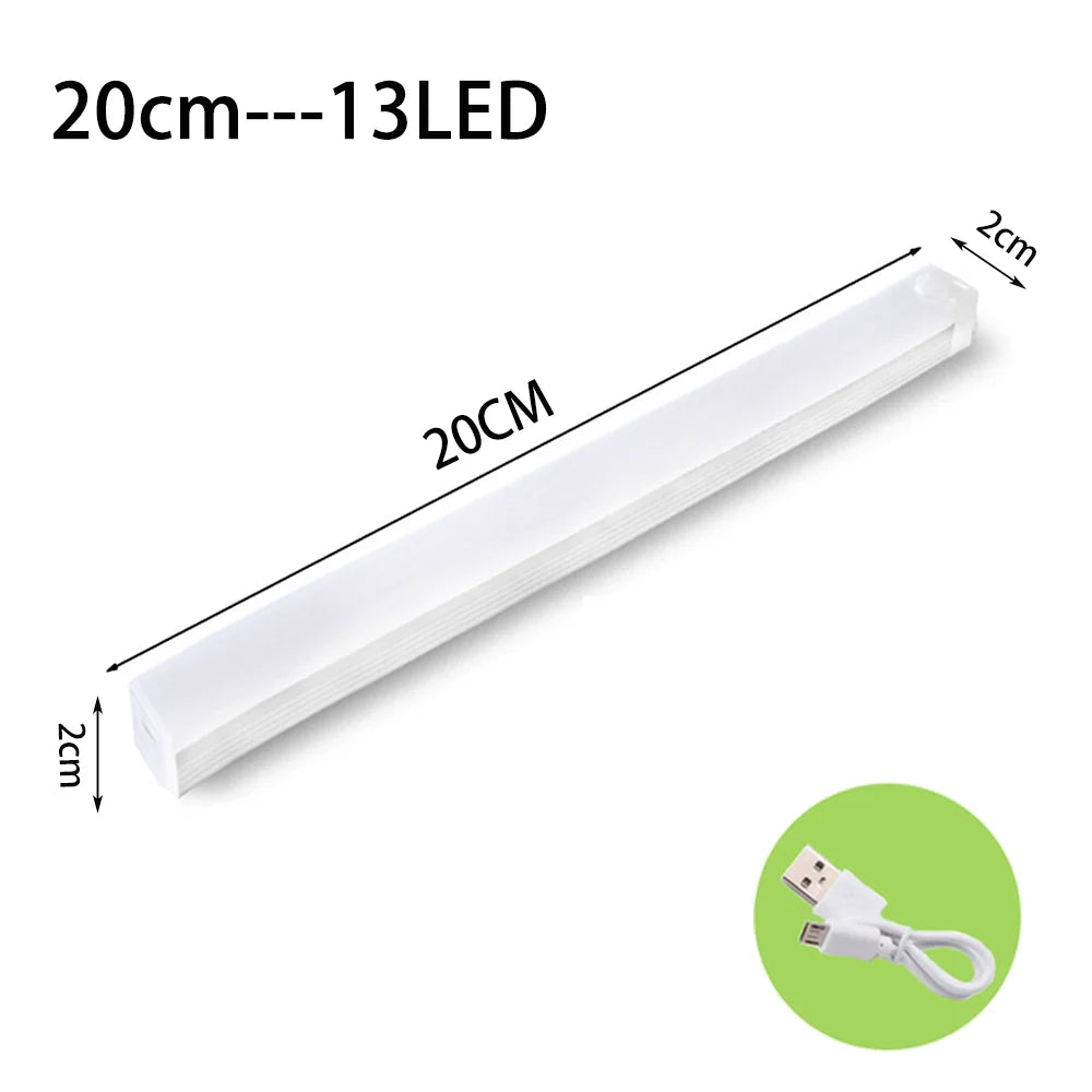 LED Motion Sensor Light Wireless LED Night Light Type C Rechargeable Light