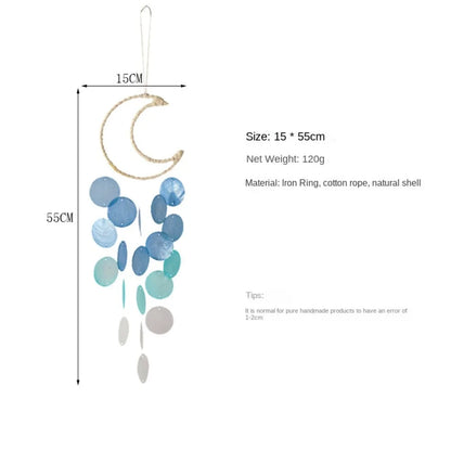 INS Home Decor Natural Shell Dream Wind Chimes Bohemian Dream Catchers Kids Room Nursery Decoration Special New Year Gifts