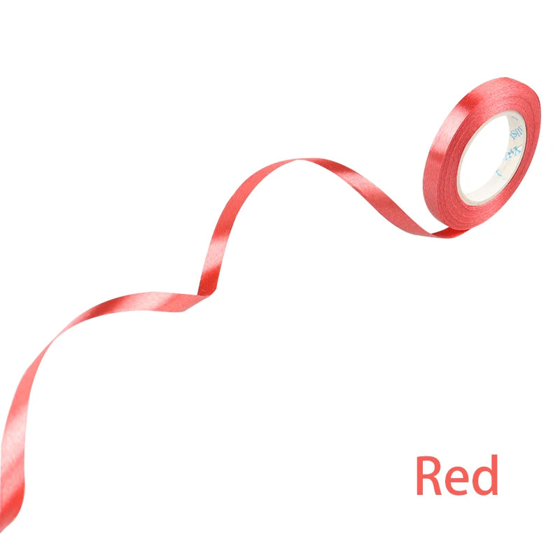 10metre/Roll Balloon Ribbon Birthday Party Decoration Supplies Wedding Accessories DIY 5mm Balloon Rope Satin Colourful Ribbo