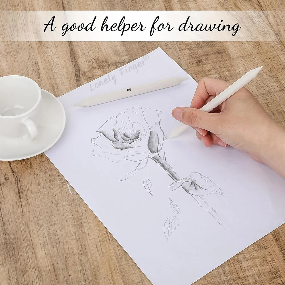6/12 Pcs Blending Stumps, Paper Art Blenders, Drawing Pencils for Student