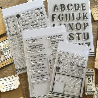 2026 New A6 Clear Stamps Identity Card Design DIY Scrapbook Journal Album Card Making Supplies