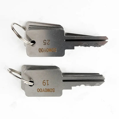 48 In 1 Locksmith Tools Lock Keys Set for Bull Head Lock for S Groove Lock For One Word Locks for SOWOYOO