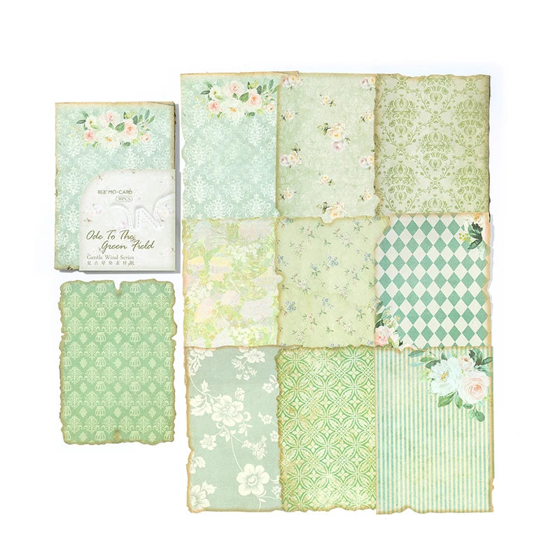 30 Sheets Vintage Journal Scrapbooking Supplies Material Labels paper for Journal notebook Planner hand made Craft Supplies -